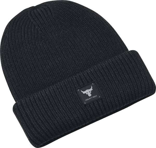 アンダーアーマー メンズ 帽子 アクセサリー Under Armour Men's Project Rock Beanie Black