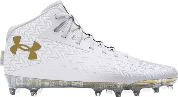 アンダーアーマー レディース スニーカー シューズ Under Armour Women's Spotlight Clone 2.0 MC Football Cleats Gold