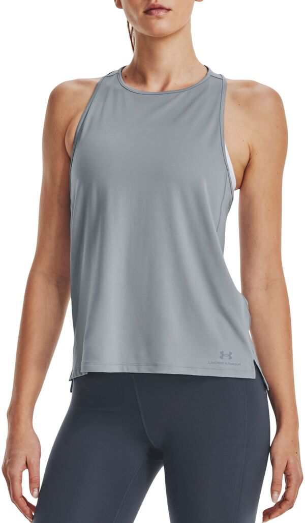 アンダーアーマー レディース タンクトップ トップス Under Armour Women's Rush Energy Tank Top Harbor Blue