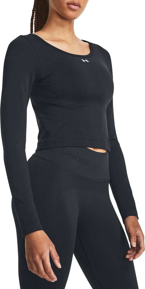 アンダーアーマー レディース Tシャツ トップス Under Armour Women's Train Seamless Long Sleeve T-Shirt Black