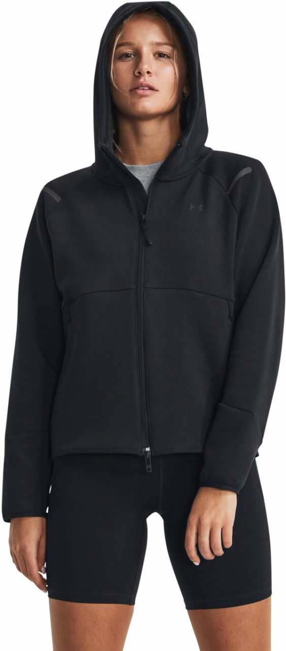 アンダーアーマー レディース パーカー・スウェット アウター Under Armour Women's Unstoppable Fleece Full-Zip Black