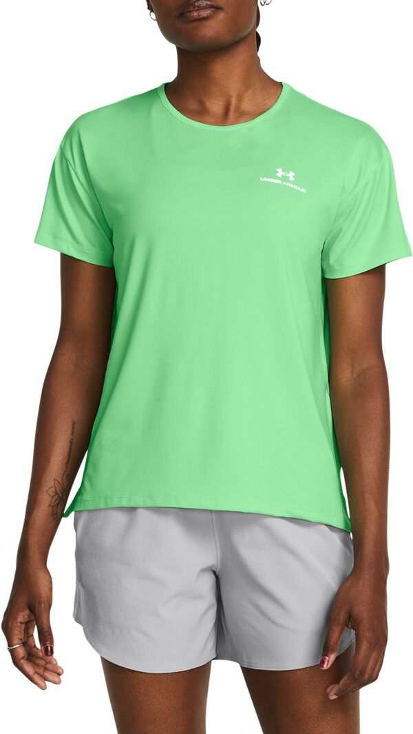 アンダーアーマー レディース Tシャツ トップス Under Armour Women's Vanish Energy 2.0 Short Sleeve T-Shirt Matrix Green