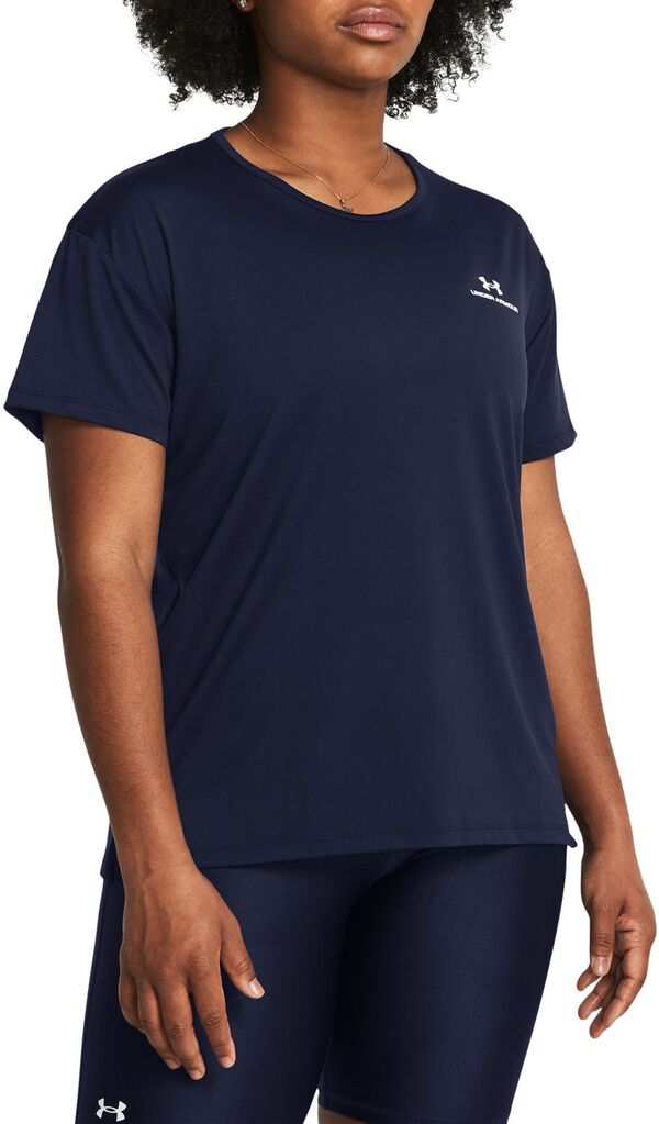 アンダーアーマー レディース Tシャツ トップス Under Armour Women's Vanish Energy 2.0 Short Sleeve T-Shirt Midnight Navy