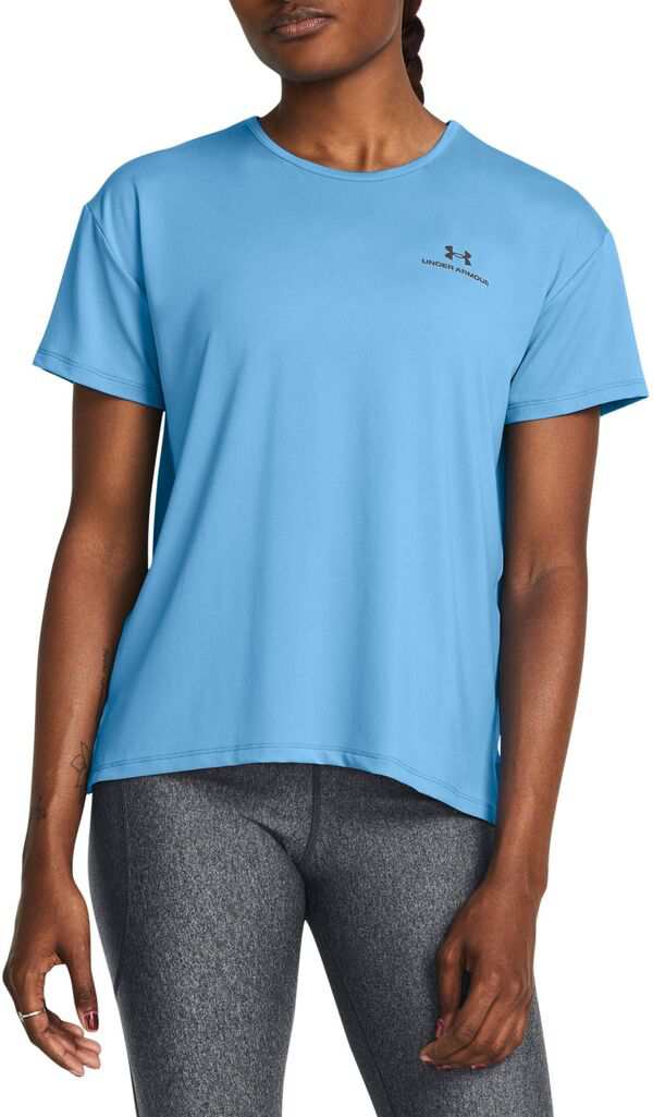 アンダーアーマー レディース Tシャツ トップス Under Armour Women's Vanish Energy 2.0 Short Sleeve T-Shirt Viral Blue