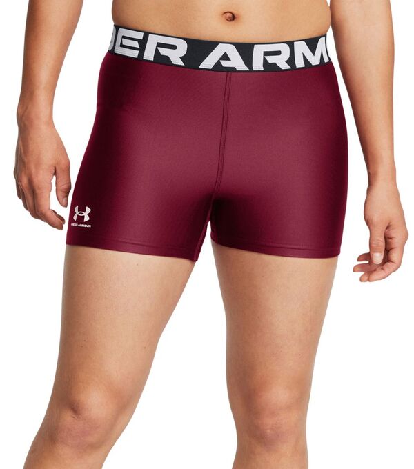 アンダーアーマー レディース ハーフパンツ・ショーツ ボトムス Under Armour Women's HeatGear 3" Shorty Shorts Cardinalの通販は