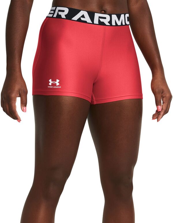 アンダーアーマー レディース ハーフパンツ・ショーツ ボトムス Under Armour Women's HeatGear 3" Shorty Shorts Red Solsticeの通販は