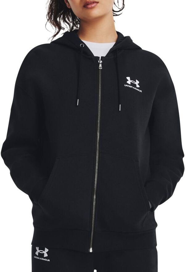 アンダーアーマー レディース パーカー・スウェット アウター Under Armour Women's Icon Fleece Full Zip Hoodie Black