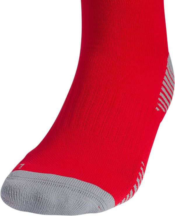 アディダス メンズ 靴下 アンダーウェア adidas Adult Copa Zone Cushion 5 OTC Socks Power Red/White