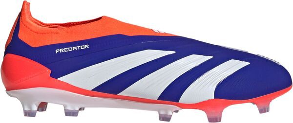 アディダス メンズ スニーカー シューズ adidas Predator Elite Laceless FG Soccer Cleats Blue/White