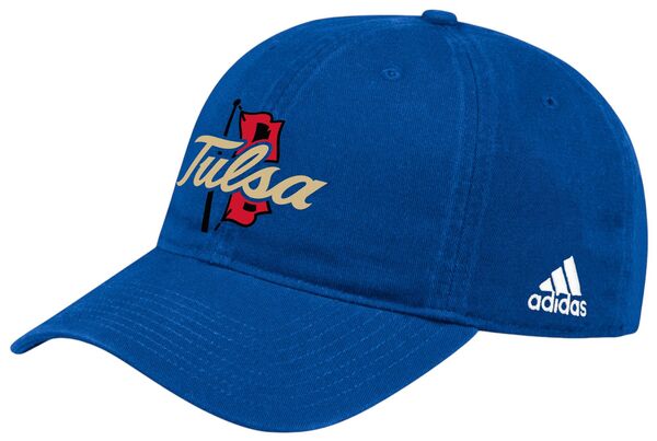 アディダス レディース 帽子 アクセサリー adidas Adult Tulsa Golden Hurricane Blue Slouch Adjustable Hatの通販は 12,480円