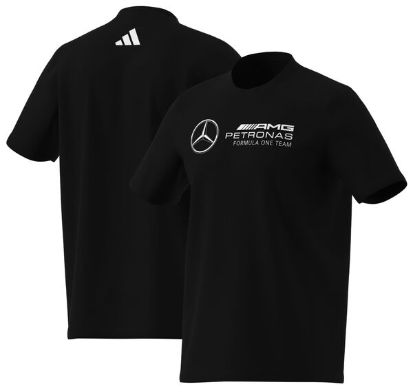 アディダス メンズ Tシャツ トップス adidas Men's Mercedes F1 Black DNA T-Shirtの通販は