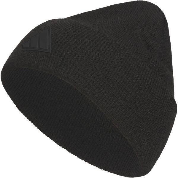 アディダス メンズ 帽子 アクセサリー Adidas Men's Postseason Fold Beanie Black/Black/Carbon Greyの通販は
