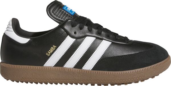 アディダス メンズ スニーカー シューズ adidas Men's Samba 2025 Golf Shoes Black/White/Gum