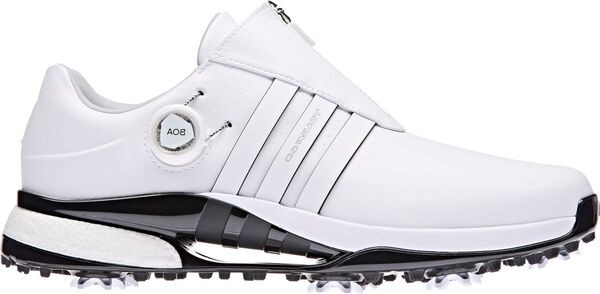 アディダス メンズ スニーカー シューズ Adidas Men's Tour 360 BOA Golf Shoes White/White/Black