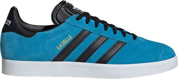 アディダス メンズ スニーカー シューズ adidas Sporting Kansas City Gazelle Shoes Shock Cyan/Black/Whiteの通販は