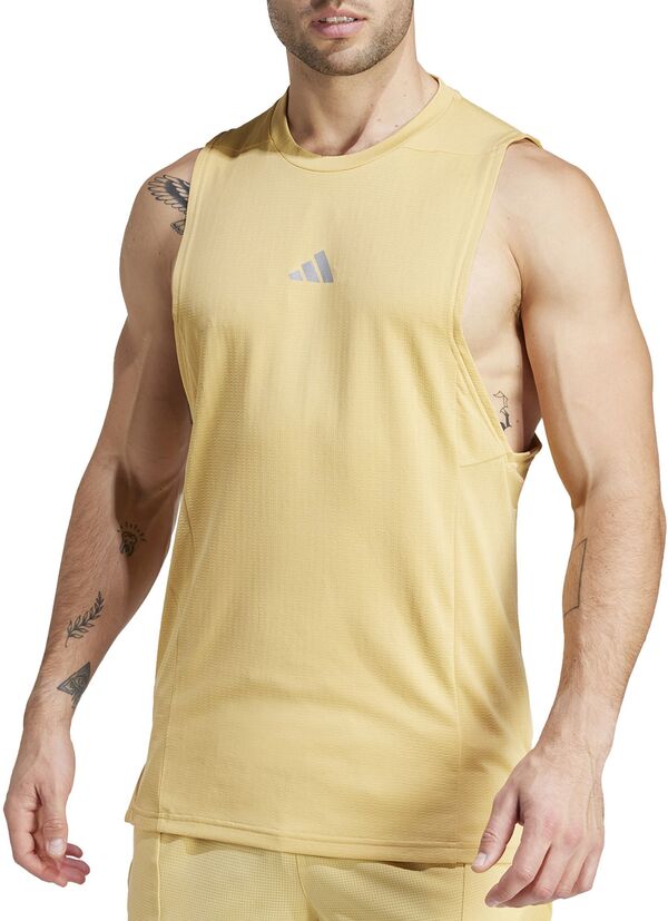 アディダス メンズ タンクトップ トップス adidas Men's Designed for Training HEAT.RDY Tank Top Oat 7,868円