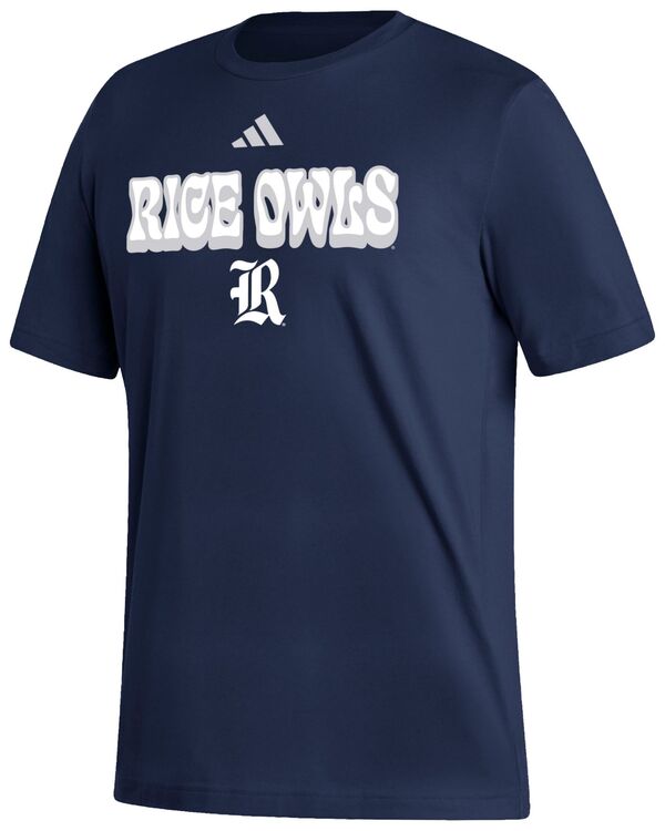 アディダス メンズ Tシャツ トップス adidas Men's Rice Owls Navy Fresh T-Shirtの通販は 10,514円