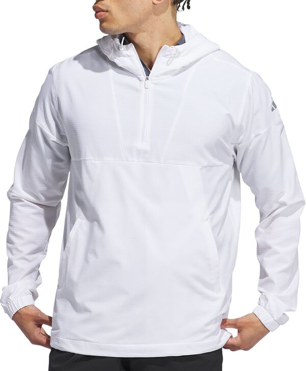 アディダス メンズ ジャケット・ブルゾン アウター adidas Men's Ultimate365 Anorak Golf Jacket White