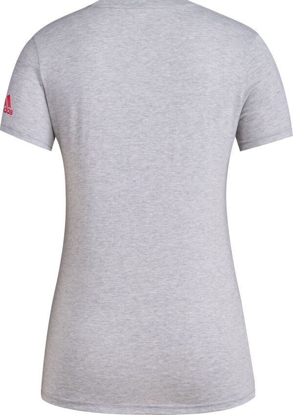 アディダス レディース Tシャツ トップス adidas Women's NC State Wolfpack Medium Grey Rise N' Shine T-Shirtの通販は