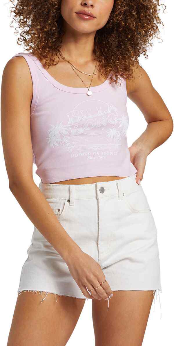 ビラボン レディース タンクトップ トップス Billabong Women's Take it Easy Tank Top Sweet Pink