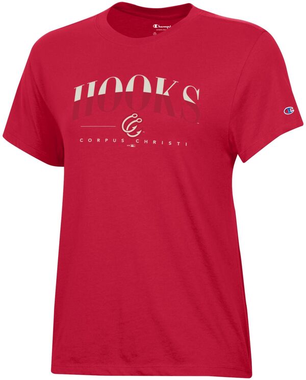 チャンピオン レディース Tシャツ トップス Champion Women's Corpus Christi Hooks Red Core T-Shirtの通販は
