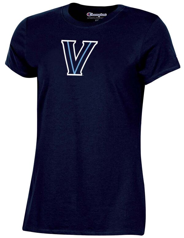 チャンピオン レディース Tシャツ トップス Champion Women's Villanova Wildcats Navy T-Shirtの通販は 6,863円