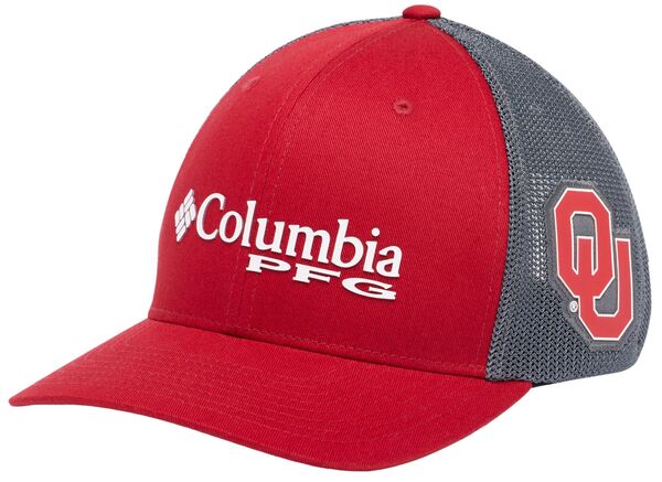 コロンビア メンズ 帽子 アクセサリー Columbia Adult Oklahoma Sooners Red PFG Snapback Adjustable Hatの通販は 12,480円