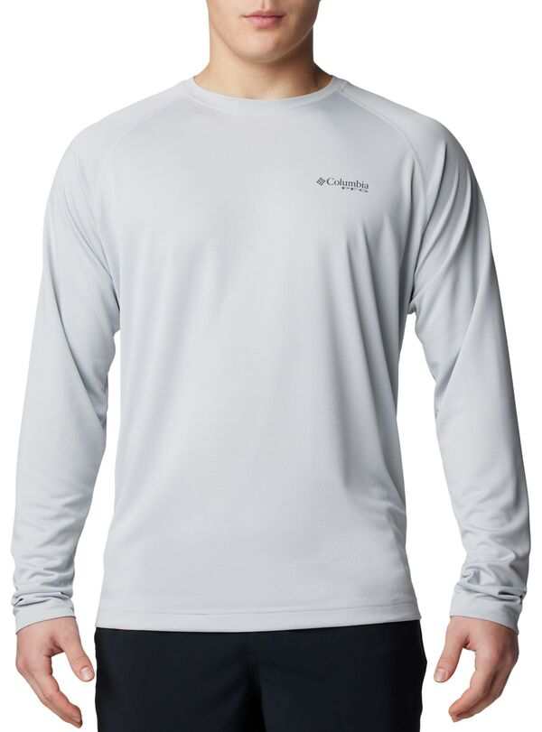 コロンビア メンズ シャツ トップス Columbia Men's PFG Solar Stream Long Sleeve Shirt Cool Greyの通販は