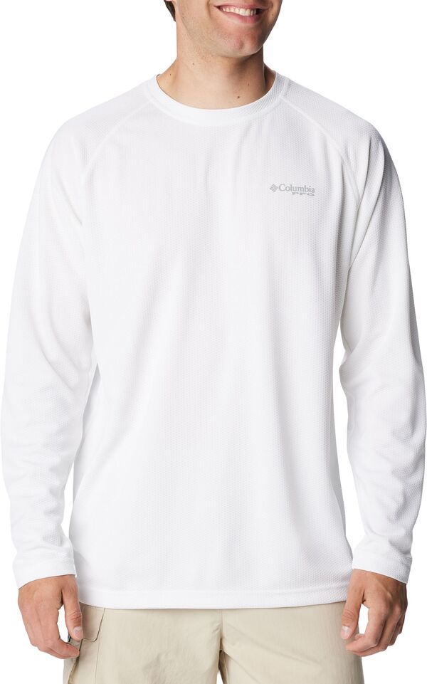 コロンビア メンズ シャツ トップス Columbia Men's PFG Solar Stream Long Sleeve Shirt Whiteの通販は