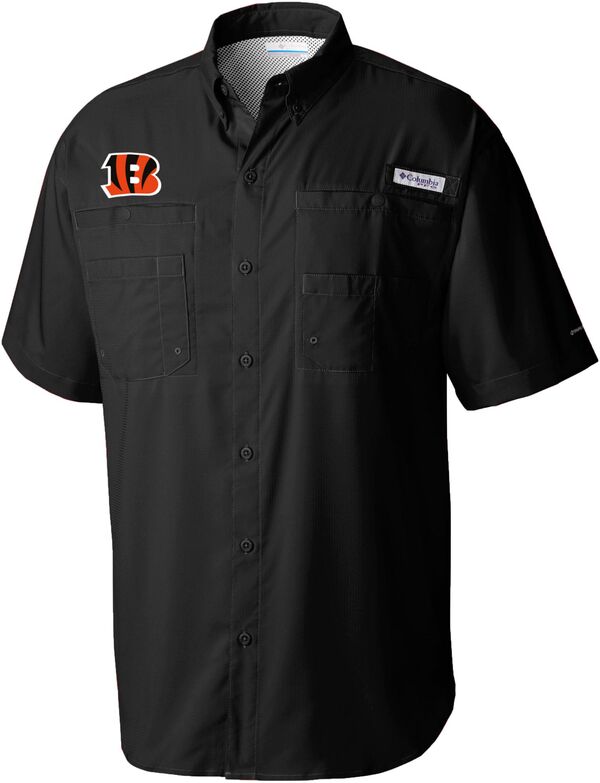 コロンビア メンズ Tシャツ トップス Columbia Men's Cincinnati Bengals Tamiami Black T-Shirtの通販は 13,480円