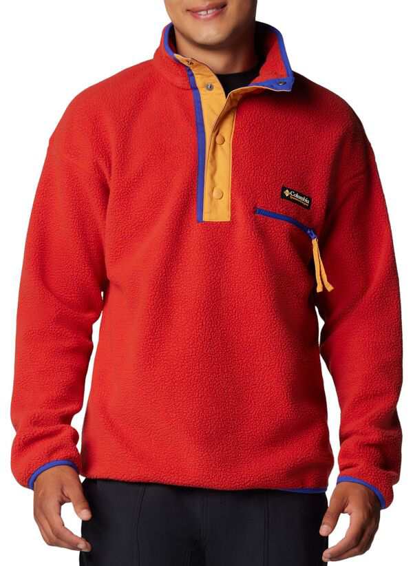 割引価格コロンビア メンズ パーカー・スウェット アウター Columbia Men's Helvetia 1/2 Snap Jacket Sail Redの通販は【人気火が続き】