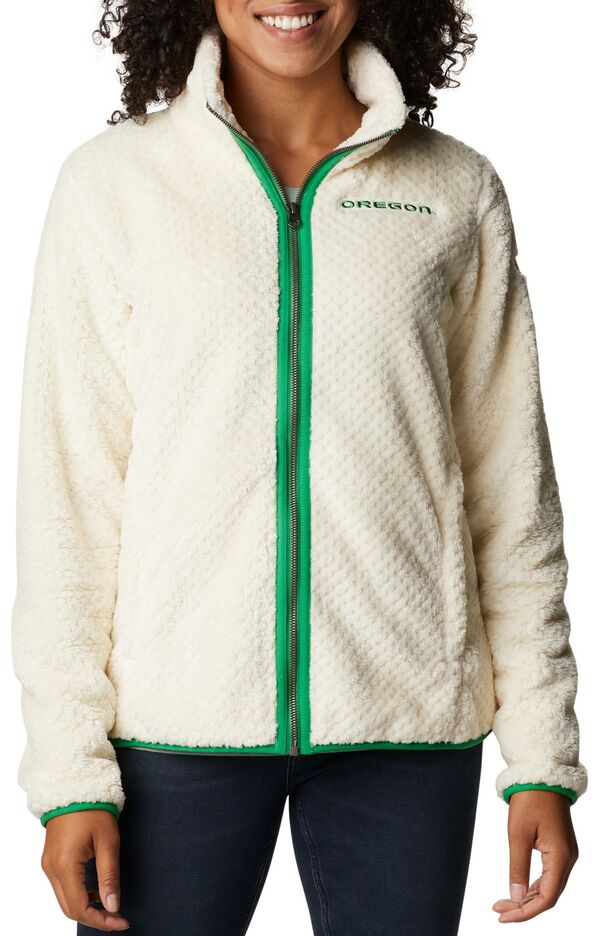 コロンビア レディース ジャケット・ブルゾン アウター Columbia Women's Oregon Ducks Chalk Fire Side Full-Zip Jacketの通販は 24,480円