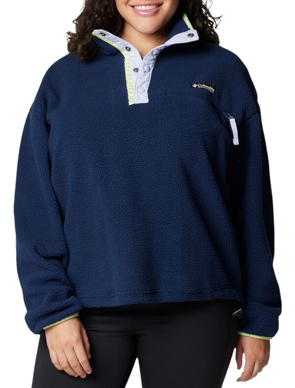 コロンビア レディース カジュアルパンツ ボトムス Columbia Women's Helvetia II 1/2 Snap Fleece Collegiate Navyの通販は