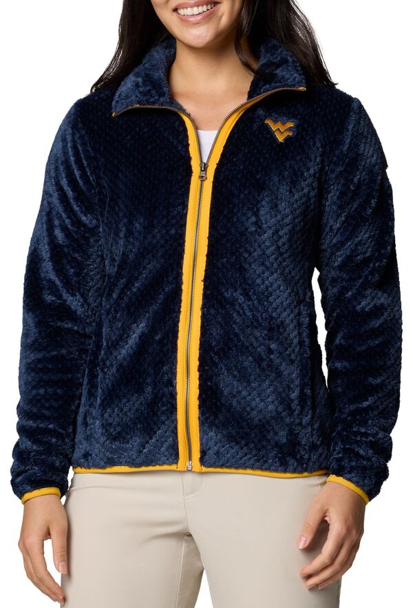 コロンビア レディース ジャケット・ブルゾン アウター Columbia Women's West Virginia Mountaineers Collegiate Navy Fire Side Full-Zの通販は 24,480円