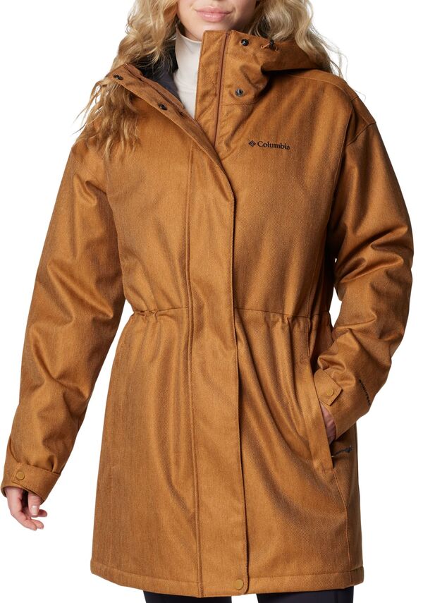 コロンビア レディース ジャケット・ブルゾン アウター Columbia Women's Portland Point Parka Camel Brown Herringboneの通販は 18,186円