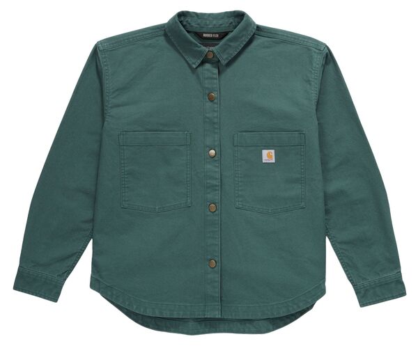 カーハート レディース ジャケット・ブルゾン アウター Carhartt Women's Duck Canvas Overshirt Frosted Balsamの通販は