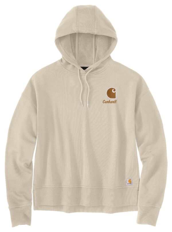 カーハート レディース パーカー・スウェット アウター Carhartt Women's French Terry Midweight Hoodie Oat Milk