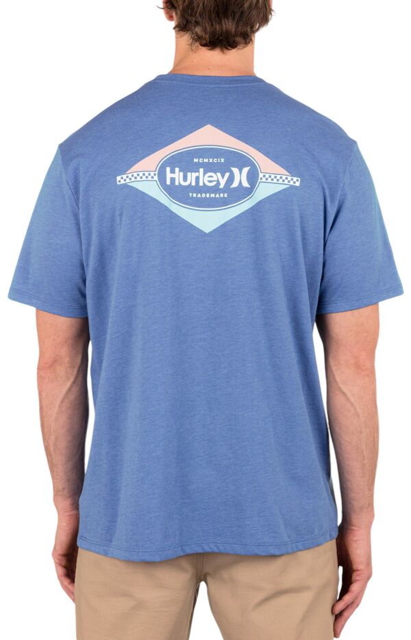 ハーレー メンズ Tシャツ トップス Hurley Men's Everyday Divide Short Sleeve T-Shirt Shoreline Heather