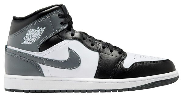ジョーダン メンズ スニーカー シューズ Air Jordan 1 Mid Shoes Black/Iron Grey/White