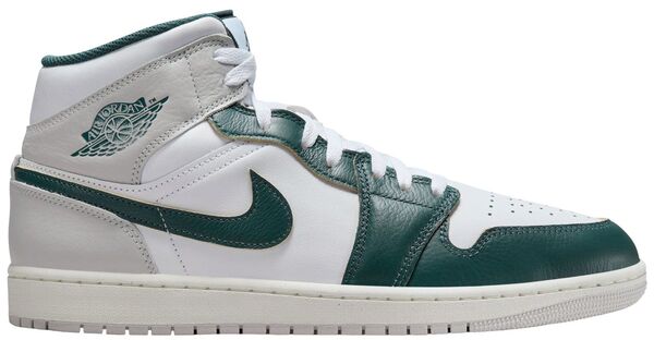 ジョーダン メンズ スニーカー シューズ Air Jordan 1 Mid Shoes Wht/Oxigrn/Sl/Ntrlgryの通販は