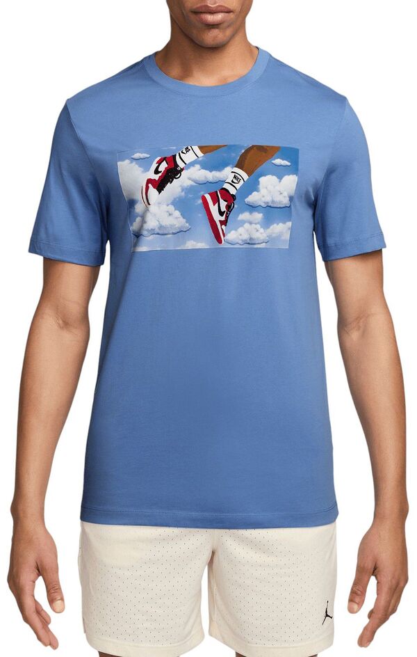 ジョーダン メンズ Tシャツ トップス Jordan Men's Flight Essentials Skyborne Graphic T-Shirt Legend Blueの通販は 13,980円
