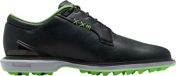 ジョーダン メンズ スニーカー シューズ Jordan Men's ADG 5 Golf Shoes Black/Grey/Green