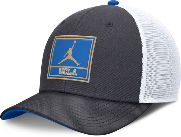 ジョーダン レディース 帽子 アクセサリー Jordan Men's UCLA Bruins Grey Rise Adjustable Trucker Hatの通販は