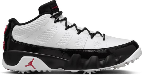 ジョーダン メンズ スニーカー シューズ Nike Men's Air Jordan 9 G Golf Shoes White/Fire Red