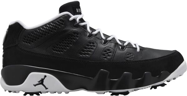 ジョーダン メンズ スニーカー シューズ Air Jordan Men's 9 G Golf Shoes Black/White