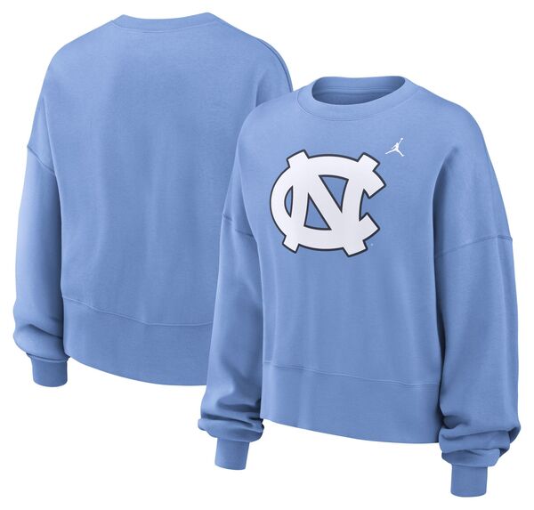 ジョーダン レディース パーカー・スウェット アウター Jordan Men's North Carolina Tar Heels Carolina Blue Club Fleece Crew Neck Puの通販は