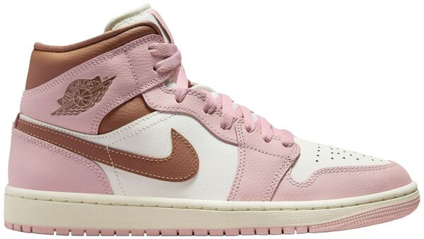 ジョーダン レディース スニーカー シューズ Air Jordan 1 Mid Women's Shoes Pnkoxford/Archaeo Brwn/Slの通販は