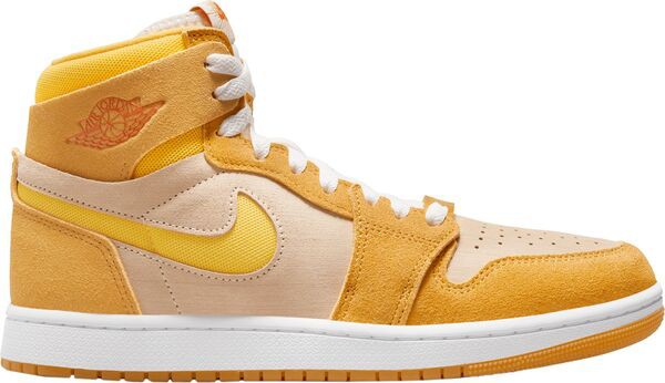 ジョーダン レディース スニーカー シューズ Air Jordan 1 Zoom CMFT 2 Women's Shoes Ylw/Pl Vnla/Sfty Org/Wht