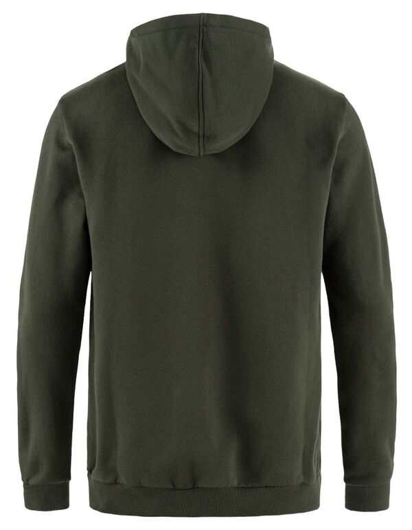 フェールラーベン メンズ パーカー・スウェット アウター Fjallraven Men's Logo Hoodie Deep Forest