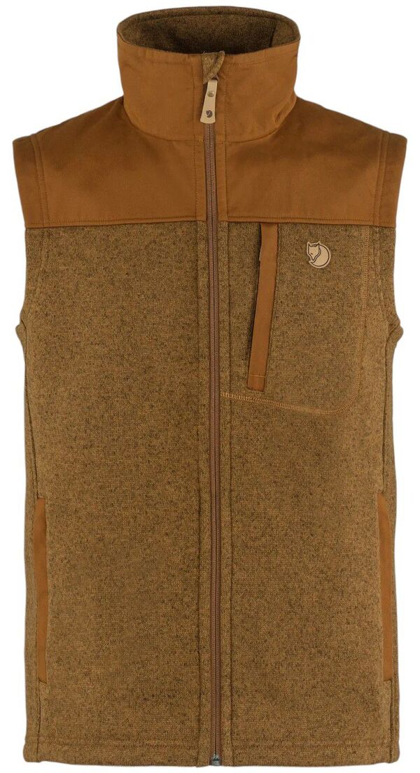 フェールラーベン メンズ パーカー・スウェット アウター FJALLRAVEN Men's Buck Fleece Vest Chestnut 41,800円